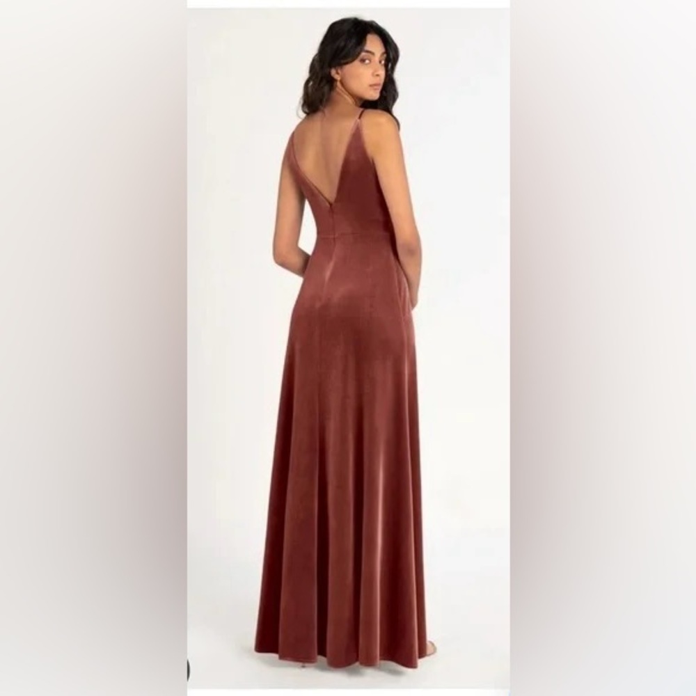 Jenny Yoo Jolie dress in Cinnamon Rose, size 4, new never worn